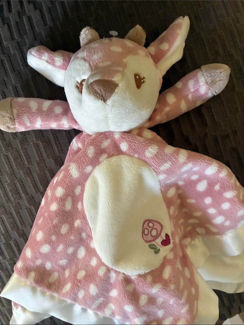 New Douglas Baby Farrah Fawn Lil
Snugglers Lovey Security Blanket Pink White Dee